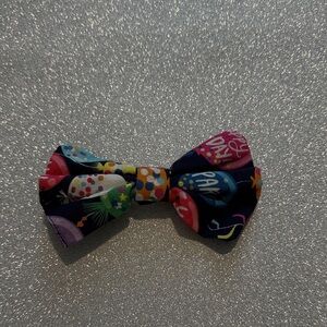handmade birthday clip on hair bow